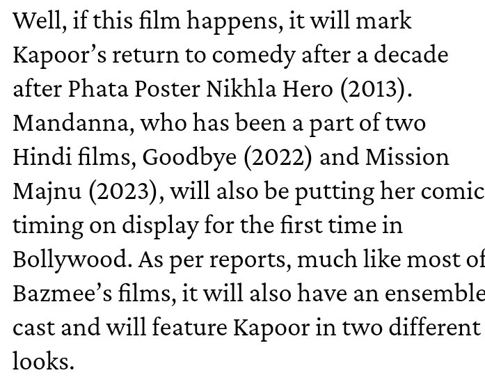 Shahid kapoor will see in two different looks in Anees Bazmee's Next 😍🤩❤️🔥

news18.com/movies/anees-b…

#Shahidkapoor #RashmikaMandanna 
#AneesBazmee #DilRaju #EktaKapoor