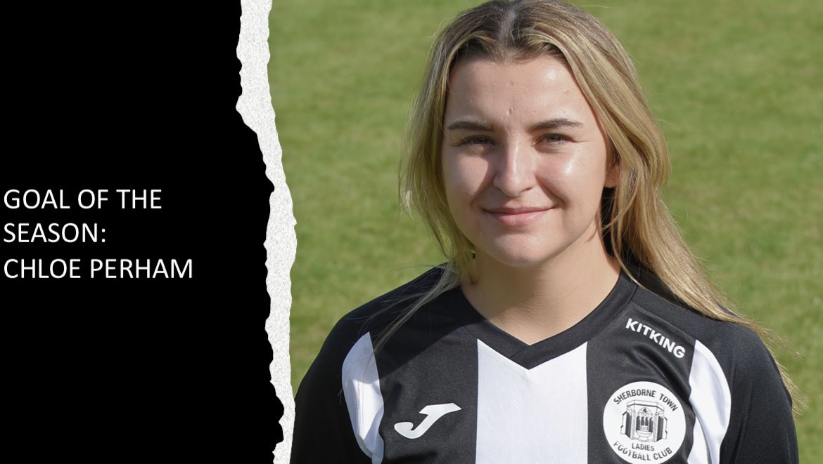 Chloe Perham won the voting for Goal of the Season!🦓🖤
