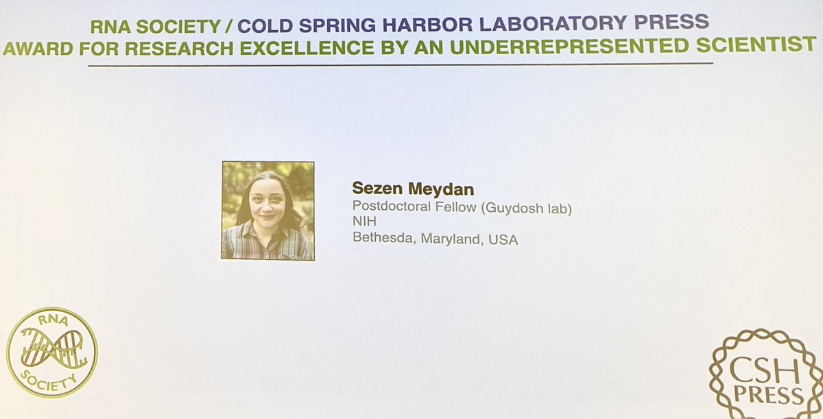 Ascano Lab (@ascanolab) on Twitter photo Congrats to newest <a href="/VandyBiochem/">Vanderbilt Biochemistry</a> Asst Professor <a href="/SezenMeydan/">Sezen Meydan</a> for receiving the 2023 RNA Society/CSHL Award for Research Excellence by an Underrepresented Scientist <a href="/VUBasicSciences/">Vanderbilt School of Medicine Basic Sciences</a> Congrats to newest <a href="/VandyBiochem/">Vanderbilt Biochemistry</a> Asst Professor <a href="/SezenMeydan/">Sezen Meydan</a> for receiving the 2023 RNA Society/CSHL Award for Research Excellence by an Underrepresented Scientist <a href="/VUBasicSciences/">Vanderbilt School of Medicine Basic Sciences</a>