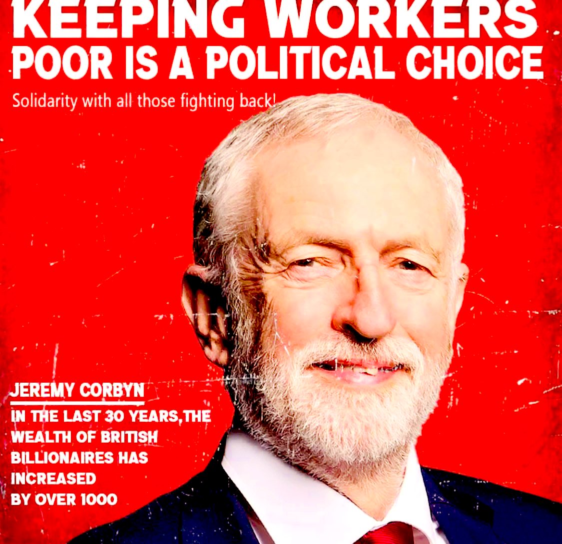 #JeremyCorbyn keeping workers poor is a political choice by the British Ruling System. #RailStrikes
#RMTstrikes #Solidarity ✊✊✊