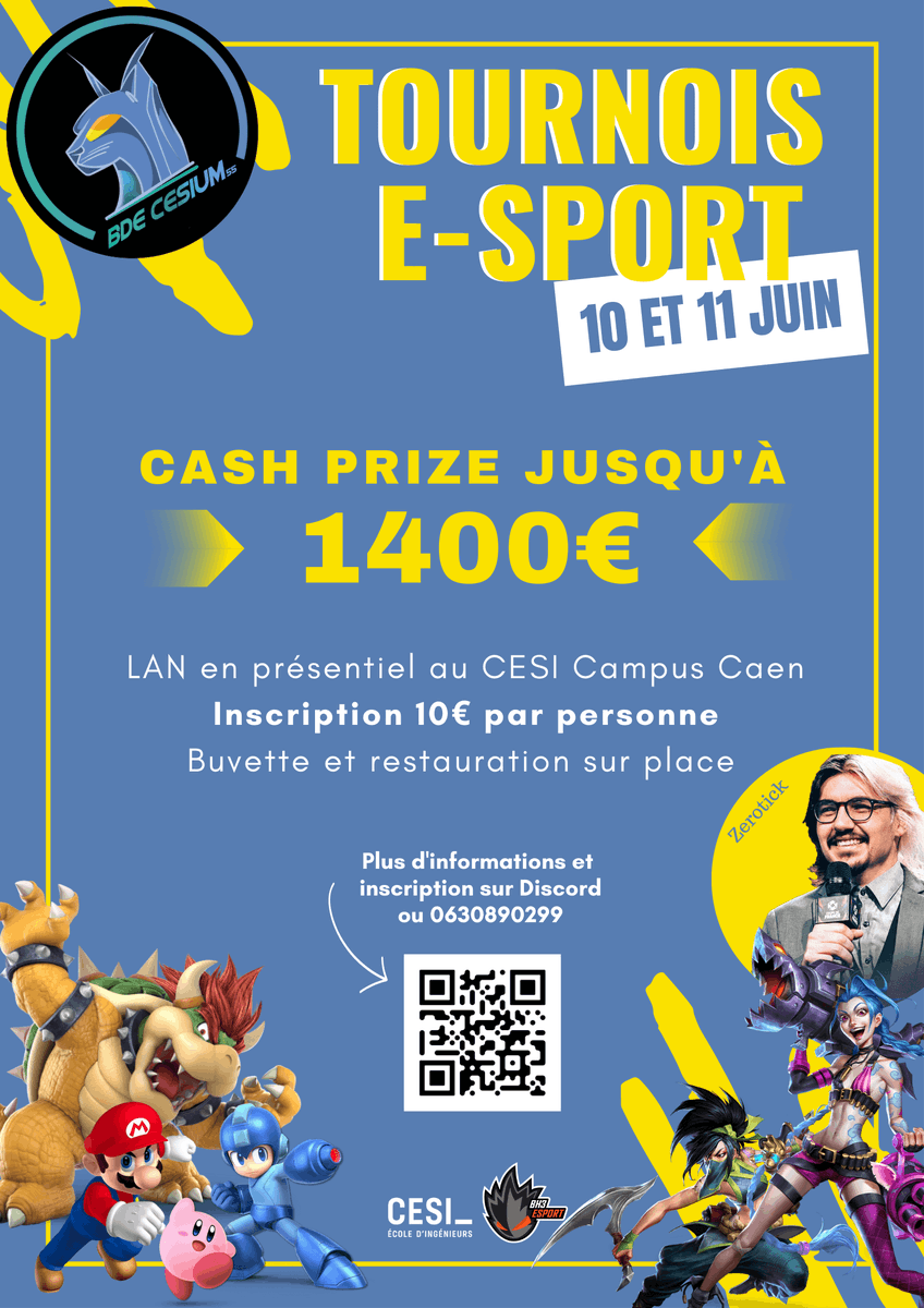 ⚠️ #INTERVIEW ⚠️

Entretien exclusif avec BH3|Picky @BH3_Esport sur le tournoi au CESI de Caen et le #Play4Children

➡️ article : aw-gaming.net/index.php?page…

@LAN_esports @agendaEsportsFR

#videogames #eSports #jeuxvideo #tournament #gaming #PC #LAN #SSBU #LeagueOfLegends 
#consoles