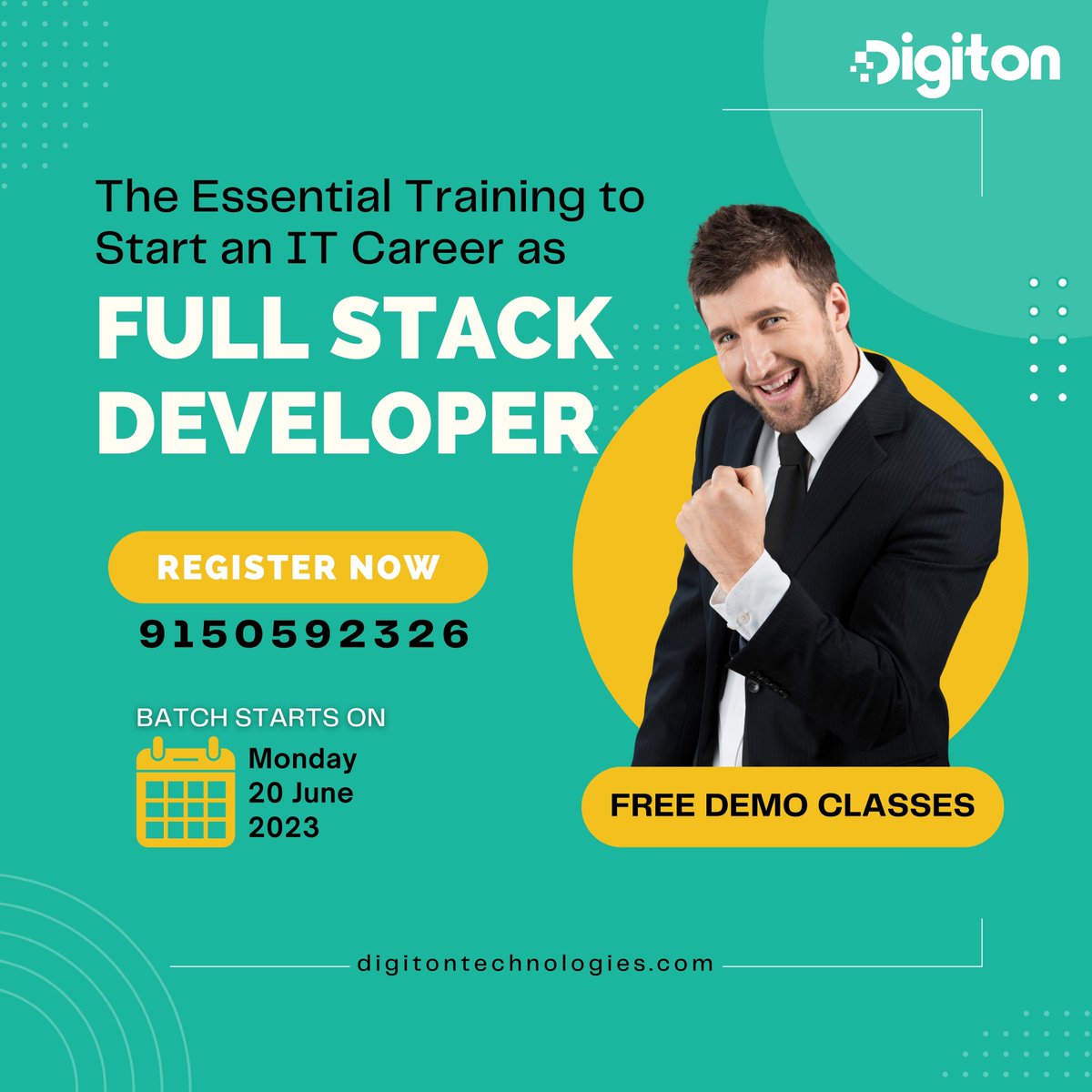 digiton_tech's tweet image. Are you interested in becoming a fullstack developer? 
#digiton #digitiontechnologies #koyambedu #softwaretraining #javatraining #corejavatraining #javajobs #javafresher #freshers #jobs #servlet #jsp #spring #hibernate #javatutorial #Javafullstack #JavaCourse #java #fullstackjava