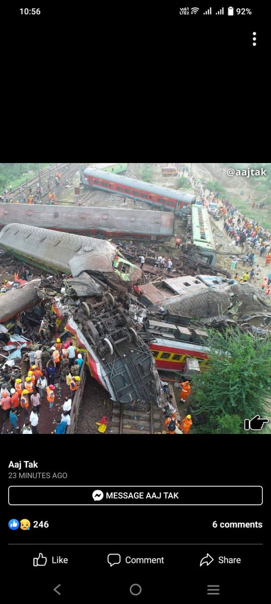 __robinnhood's tweet photo. @PMOIndia @RailMinIndia @dpradhanbjp
आज उड़ीसा में जो रेल हादसा हुआ वह बहुत ही दुख पहचाने वाला हादसा है लेकिन इस हादसे के पीछे रेल प्रशासन ही जिम्मेदार है कमीशन खोरी इतनी बढ़ गई है कि अधकरियो के पैसे के सिवा कुछ दिखता ही नही है तुकलकाबाद डिवीजन में SSE की देखरेख में भी इसी तरह का https://t.co/IQi57p1zcW