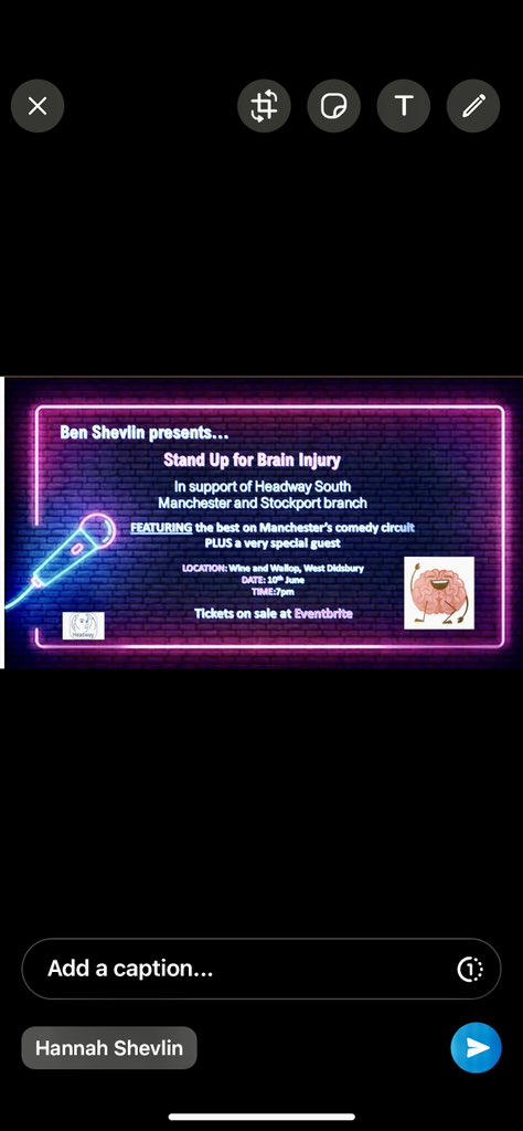 A night of top quality comedy in support of Headway South Manchester and Stockport branch. There is also a once in a lifetime opportunity to see the legendary John Thomson  doing stand up ( as himself) 
 in an audience of 80 people. Nice 👌

Tickets: eventbrite.com/e/625173620127