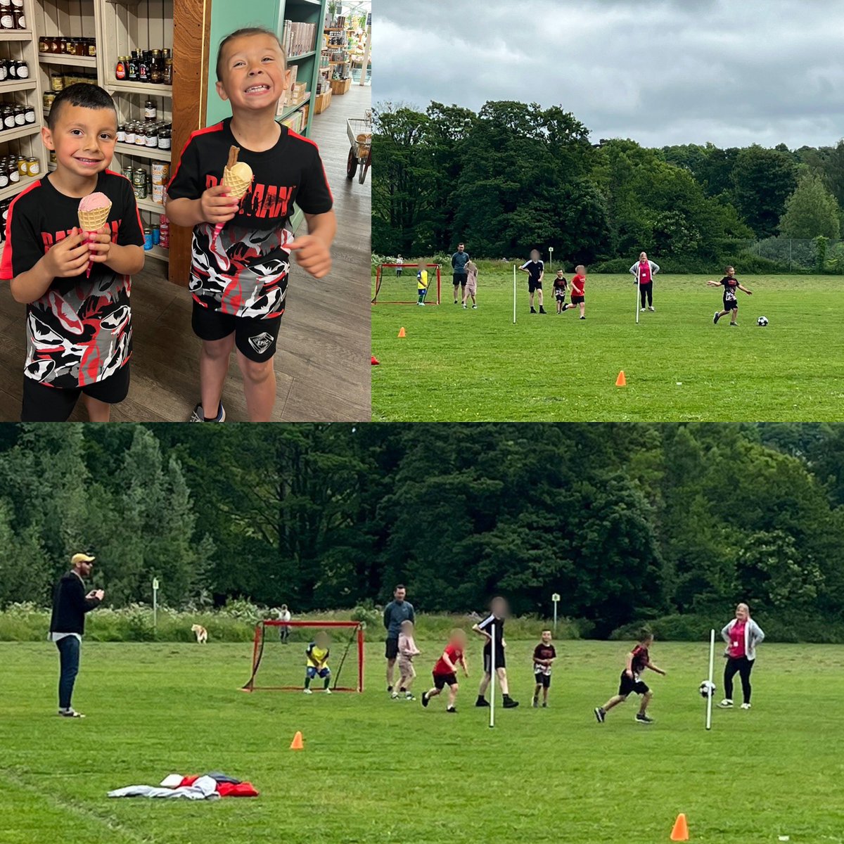 emorges's tweet image. Gethin and Iestyn enjoyed their sports activities with Menter laith this week. Iestyn had fun looking for animals on safari after having fun in school with his class 🦓🐅 @YGCwmbran