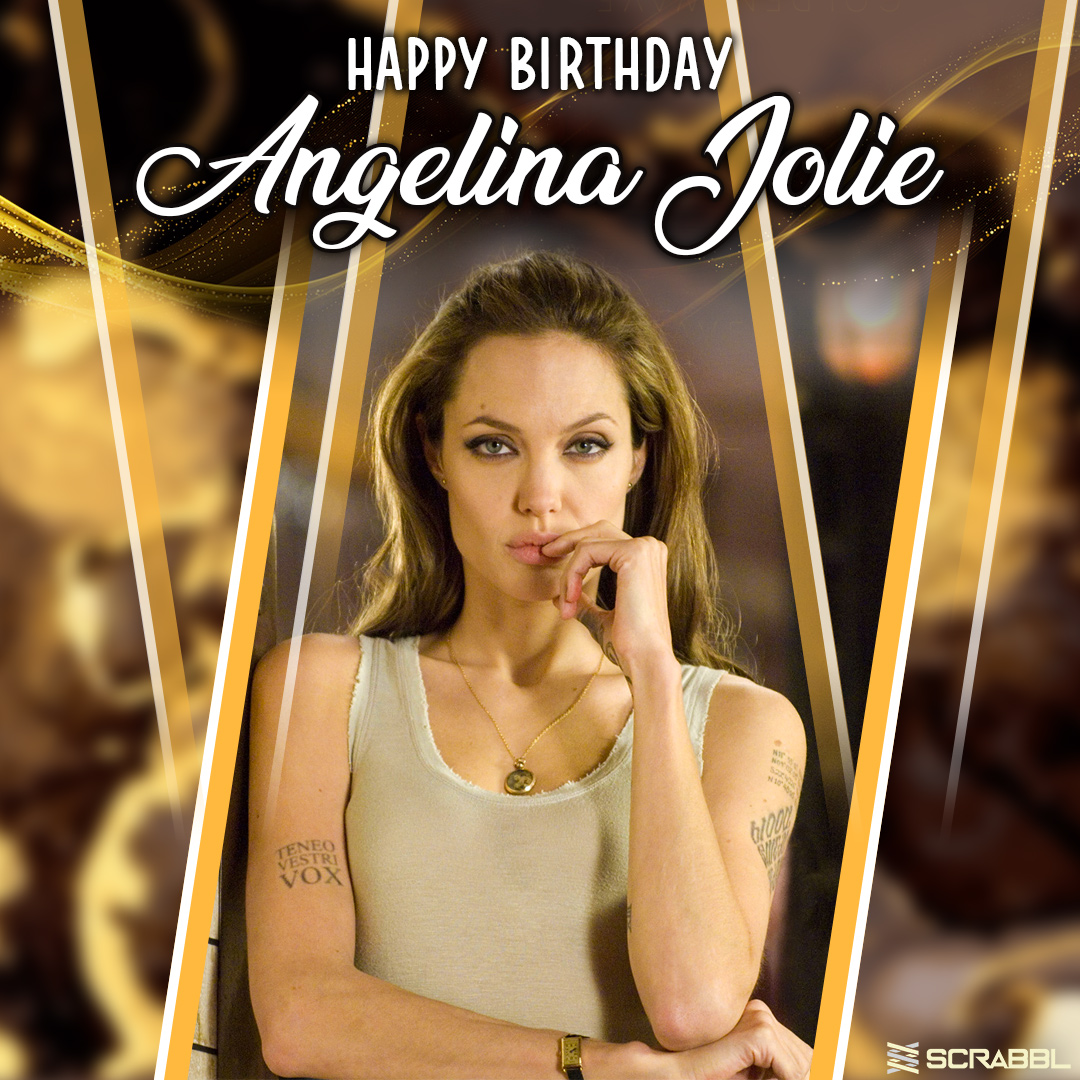 ScrabbIit's tweet photo. Sending warmest birthday wishes to the incomparable #AngelinaJolie! Here's to another year of success and making a positive impact. 🌟🎈
#HappyBirthdayAngelinaJolie #InspirationalIcon https://t.co/7i8qQAZjmf