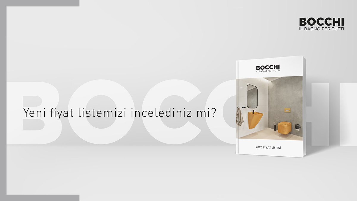 BOCCHI’ nin ayrıcalıklı dünyasını keşfetmek ve güncel fiyat listesine ulaşmak için bocchibagno.com ziyaret etmeyi unutmayın… 💫

#Bocchi #BocchiBagno

#BocchiKoleksiyon #banyo #tasarım #banyodekorasyonu #banyoihtiyaçları
#YeniBocchiÜrünleri