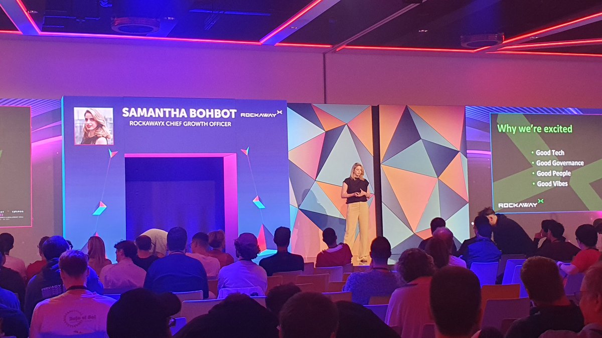 E_Aldeguer's tweet image. Thx @samantha_bohbot for this great and warm welcome speech for Gateway to Cosmos ! 
#CosmosEcosystem #okp4 #rockawayx
