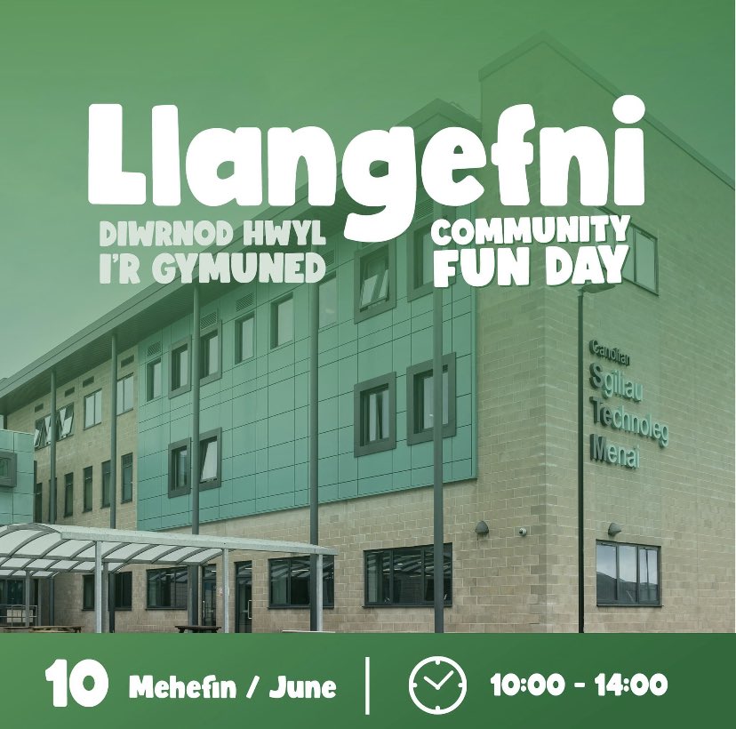 One week to go until Sbarduno will be supporting the Community Open Day at the college - Llangefni site.

Cone and find us at one of the labs.

We have fun experiments for you to do. 

We look forward to seeing you!