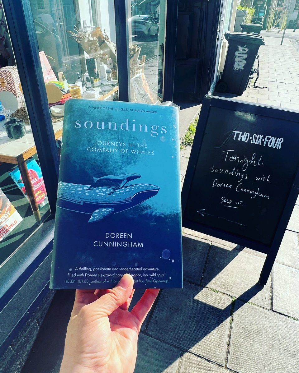 Excellent author event last night <a href="/thegoodbookshop/">Good Book Club</a>, Bristol. Doreen Cunningham read lovely parts from her book, Soundings, and shared her thoughts about tackling the climate crisis. #climate #bristol #books