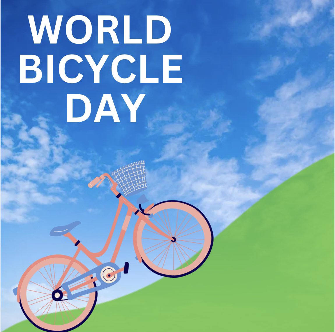 #WorldBicycleDay 
🚴‍♀️ for a greener and healthier world 
Why cycling?
🚴‍♀️ evokes positive feelings & is an easy exercise
🚴‍♀️ helps cut #GHGemissions
🚴‍♀️ reduces air & noise pollution
🚴‍♀️ increases physical activity, reduces noncommunicable diseases such as cancer & diabetes
🚴‍♀️…