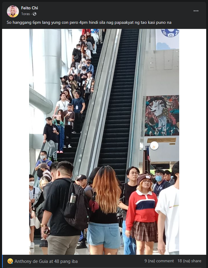 Exerliner's tweet photo. Oversold, undermanned, underplanned.
Like I said, #DifferentOrganizerSameShit
#CONQuest2023
#SeeYouInTheSkies more like #SeeYouInTheLines https://t.co/RXMJiGRUNB