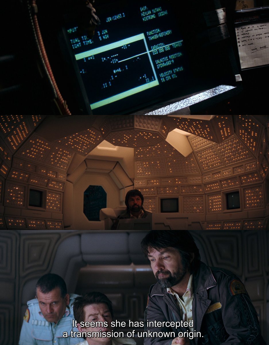 Jun 3rd 2122 - The Nostromo revives it's crew from hypersleep early, to answer a distress call coming from LV-426 #Alien <a href="/AlienAnthology/">Alien: Romulus</a>