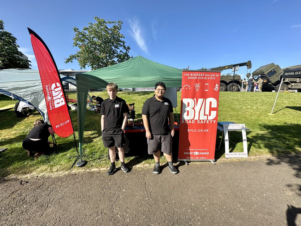 Today we’re with @BYLCRoadSafety at @CovMotoFest hoping to spread #RoadSafety messages to our #youngdrivers If you’re in #Coventry this weekend pop over and say hello.