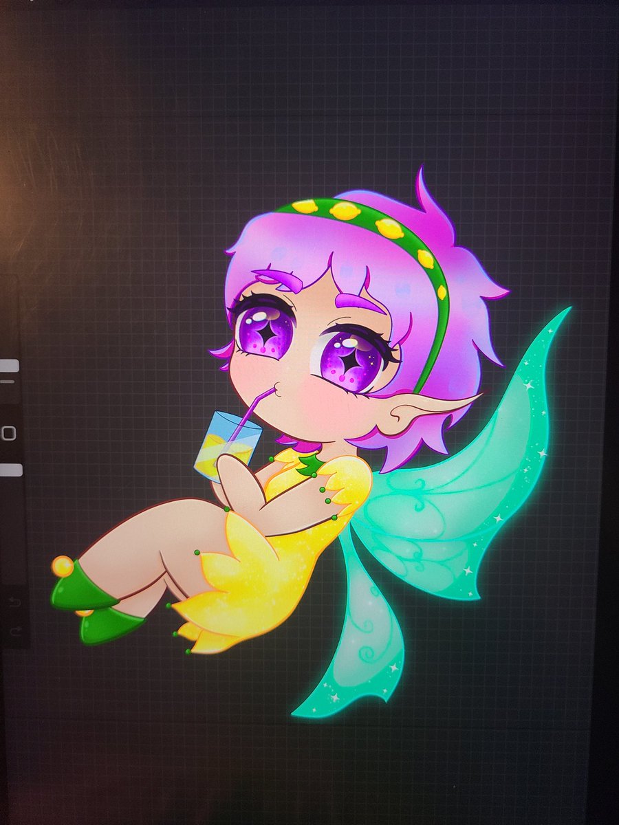 ArtbyJellywysh's tweet photo. Updated my friends pngtuber :) belongs to pixie_lemonade on twitch! Now to add expressions. https://t.co/0ne9Zz1e28