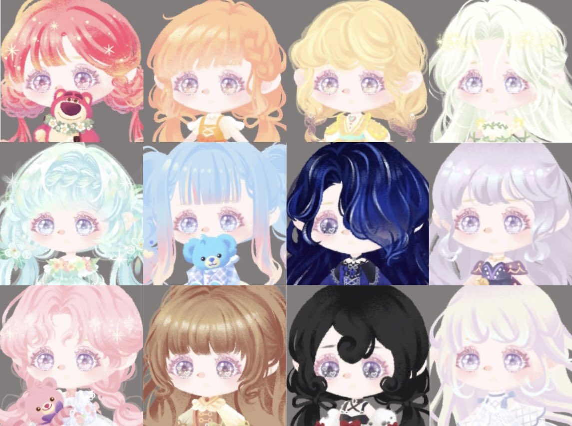 ✎ 色味まとめ

　 下部だけ色が変わり
　 紫とのグラデーションになるので
　 劇的に変化するアイテムではないです🫠

#サンライトきらきらマジックアイ