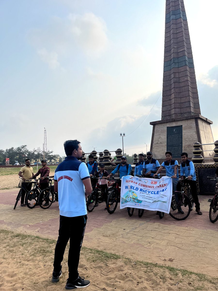 SrMohanty987's tweet photo. On this #WorldBicycleDay, I joined hands with Team @AahwanCombines to spread the message loud and clear: Cycling is not just a hobby, it's a solution.
Let's reduce pollution, stay fit, and create a healthier planet together. 🌿🚴‍♂️🌍 #CyclingForEnvironment
@DharitriLive1
@UNinIndia https://t.co/1Qs2GfChFK