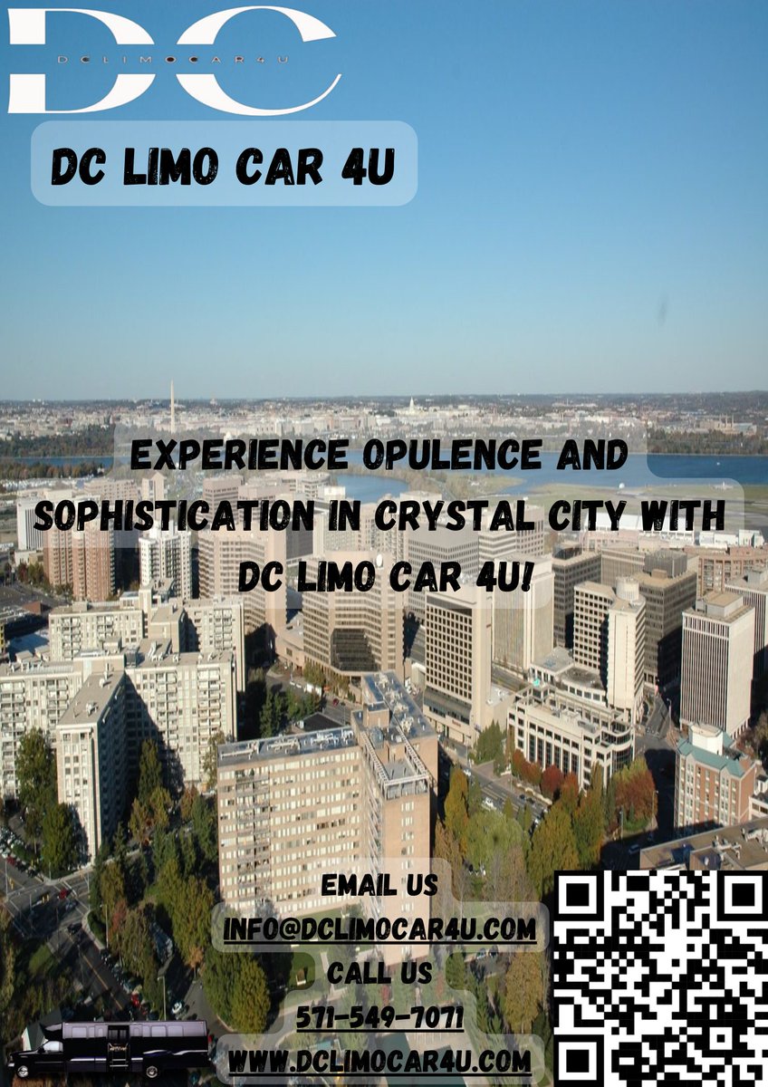 Experience Opulence and Sophistication in Crystal City with DC Limo Car 4U!
#CrystalCityDCLimocar4u #LuxuryTransportation #OpulenceOnWheels #SophisticatedTravel #UnforgettableMemories #dclimocar4u