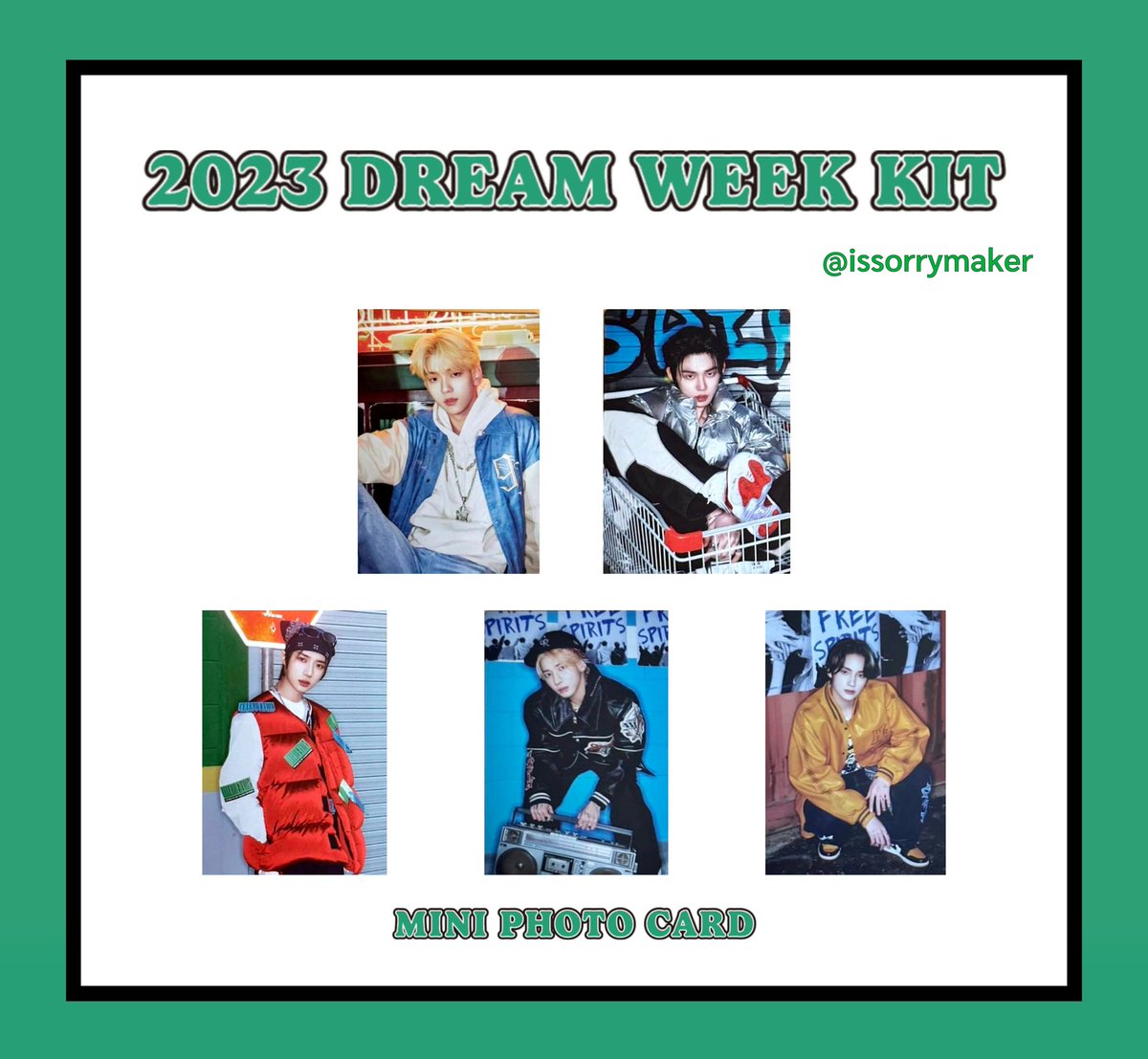 TXT merch on Twitter "TOMORROW X TOGETHER 2023 Dream Week Photocard TXT merch on Twitter "TOMORROW X TOGETHER 2023 Dream Week Photocard