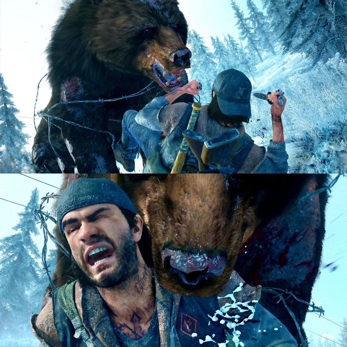 •Grizzly Encounters• 

🎮  #DAYSGONE 
🎬  @BendStudio
📷 #PS5share #VPDaysGone 
#virtualphotography #Bend30 
( Tap ↔️ to view full & wide)