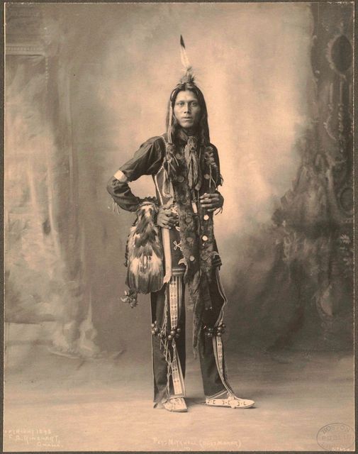 Dust Maker, also known as Pete Mitchell, from the Ponca tribe in Northern Nebraska, 1898.