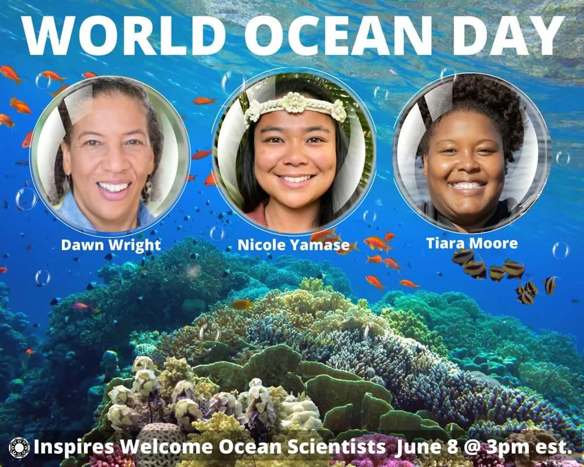 Dr. Dawn Wright + @deepseadawn.bsky.social 🇺🇦 (@deepseadawn) on Twitter photo Please tune in to @__inspires Instagram Live on #WorldOceanDay, Thursday, June 8, 3 pm Eastern for an amazing discussion about ocean exploration and transformative inclusivity, featuring <a href="/deepseadawn/">Dr. Dawn Wright + @deepseadawn.bsky.social 🇺🇦</a>, Nicole Yamase, <a href="/curly_scientist/">Dr. T is for Trouble, Good Trouble</a> and more!!
cc <a href="/Esri/">Esri</a> <a href="/esricanada/">Esri Canada</a> <a href="/InsideNatGeo/">National Geographic Society</a> Please tune in to @__inspires Instagram Live on #WorldOceanDay, Thursday, June 8, 3 pm Eastern for an amazing discussion about ocean exploration and transformative inclusivity, featuring <a href="/deepseadawn/">Dr. Dawn Wright + @deepseadawn.bsky.social 🇺🇦</a>, Nicole Yamase, <a href="/curly_scientist/">Dr. T is for Trouble, Good Trouble</a> and more!!
cc <a href="/Esri/">Esri</a> <a href="/esricanada/">Esri Canada</a> <a href="/InsideNatGeo/">National Geographic Society</a>
