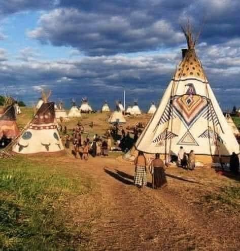 Lakota / Sioux lived a peaceful way before they were forced to live on Reservations