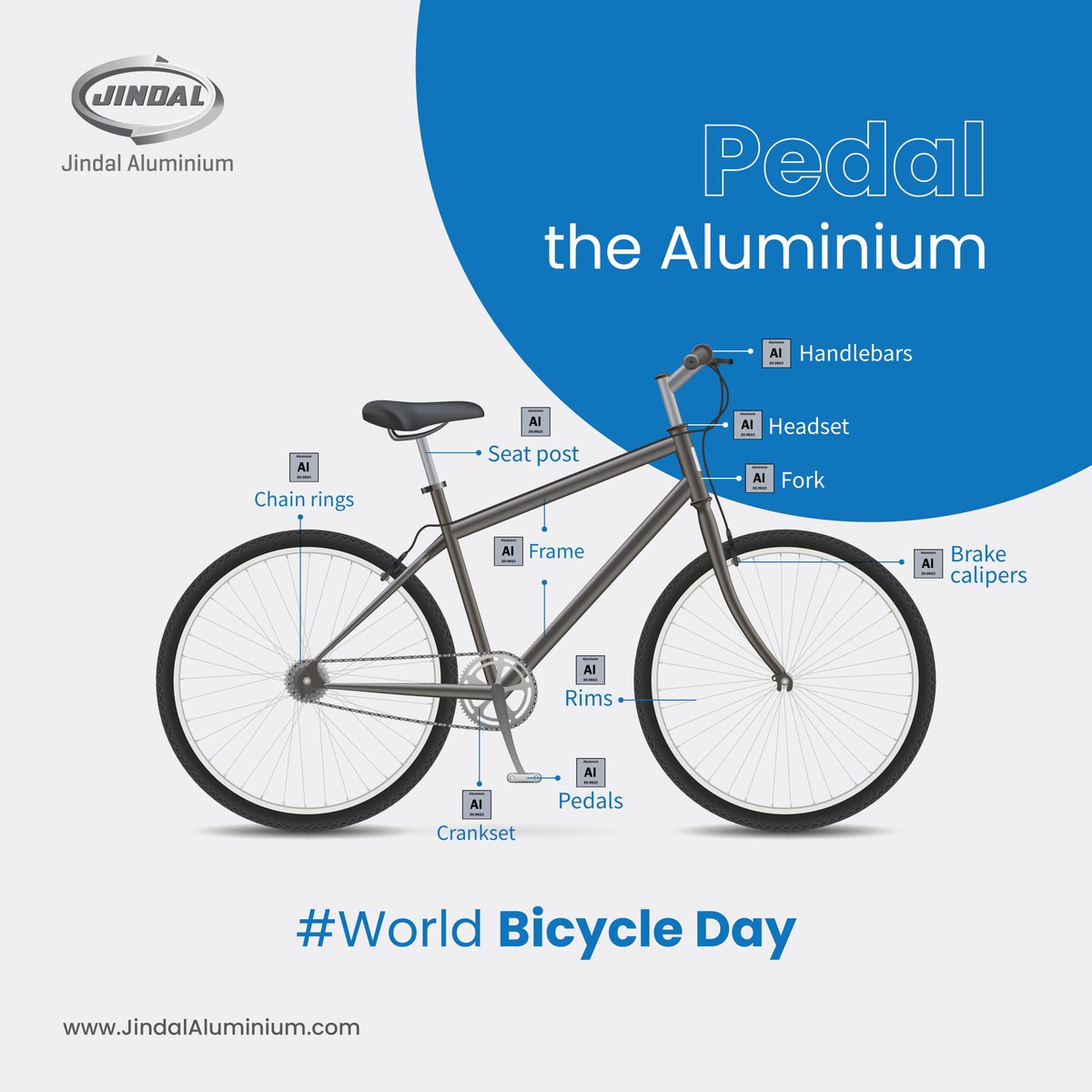 jindalaluminium's tweet image. Experience the joy of riding on a bike 🚲 , it combines Aluminium&apos;s strength, style, and performance – all thanks to the versatility of Aluminium!

#PedalTheAluminium #AluminiumBike #JindalAluminium #JindalAluminiumOne