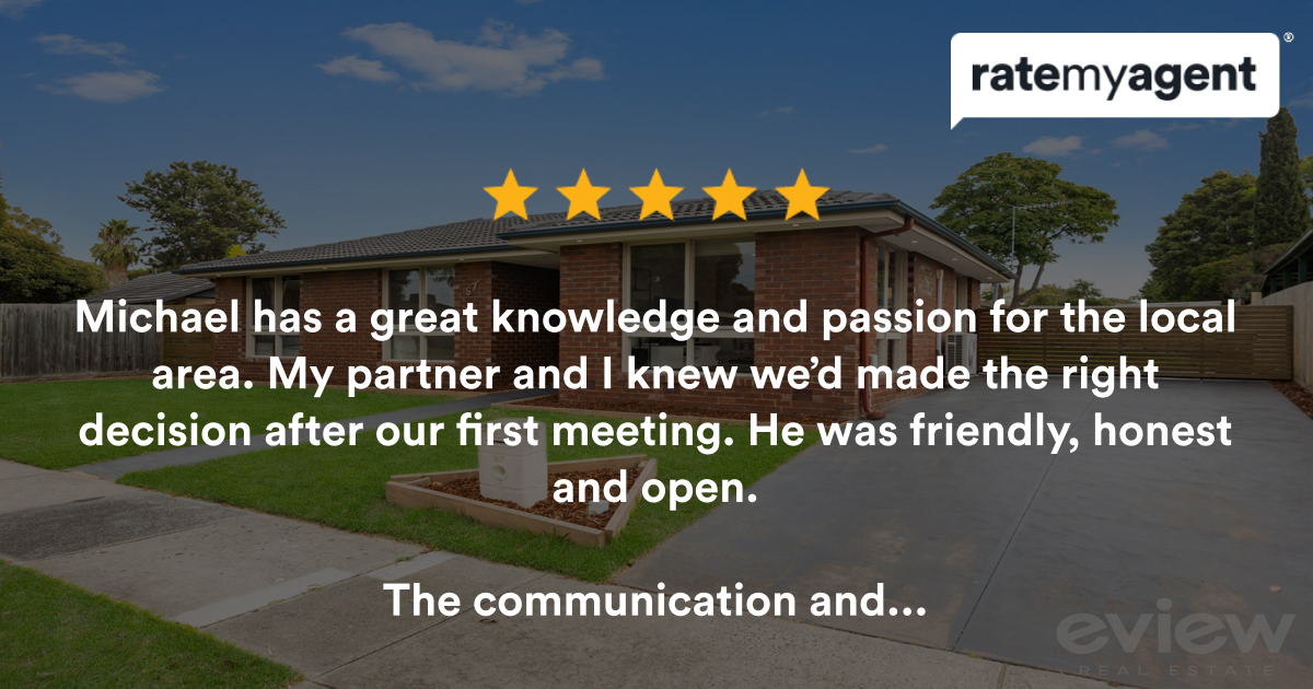 eviewgroup's tweet image. Our agent’s latest #RateMyAgent review in Frankston

rma.reviews/tvdd7L77DR9b

...
#ratemyagent #realestate #Eview_Group__Australia