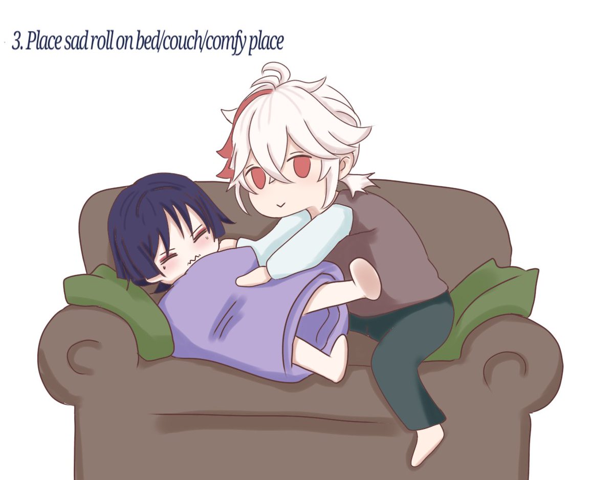 yuzusourjelly's tweet photo. #kazuscara #万スカ #GenshinImapct 
How to care for a sad person https://t.co/5F0lhcCgzm