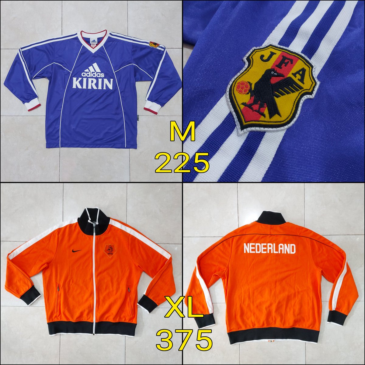 #Jersey4Sale @Jerseyforum @jerseysneil @crossing_jersey 

Jersey MU Manchester United
Away 09/10
Away 14/15
Polo 17/18
Home 18/19

Jaket belanda n98 2010
Jepang training 2000
Free ongkir:
Tokopedia.com/FootballshirtA…