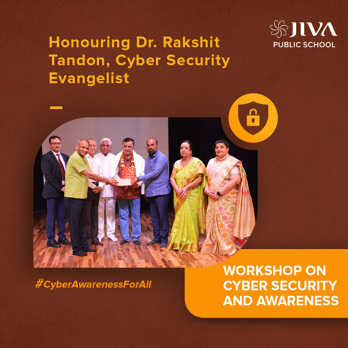 JivaSchool's tweet image. Jiva Public School, in collaboration with esteemed #cybersecurity expert Dr. Rakshit Tandon, hosted an enlightening workshop aimed at equipping teachers from Jiva Public School and other schools with vital knowledge and measures to combat cyber crime.

#cybersecurityforall