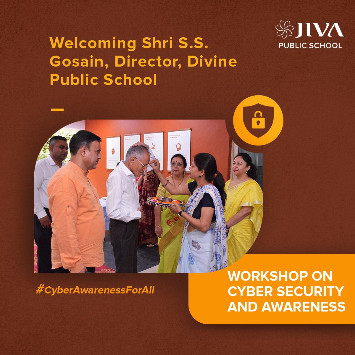 JivaSchool's tweet image. Jiva Public School, in collaboration with esteemed #cybersecurity expert Dr. Rakshit Tandon, hosted an enlightening workshop aimed at equipping teachers from Jiva Public School and other schools with vital knowledge and measures to combat cyber crime.

#cybersecurityforall