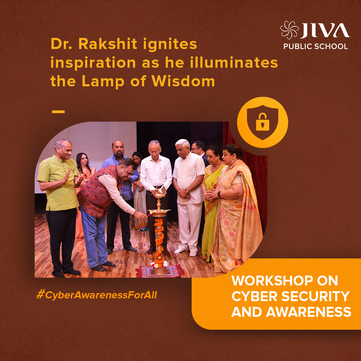 JivaSchool's tweet image. Jiva Public School, in collaboration with esteemed #cybersecurity expert Dr. Rakshit Tandon, hosted an enlightening workshop aimed at equipping teachers from Jiva Public School and other schools with vital knowledge and measures to combat cyber crime.

#cybersecurityforall