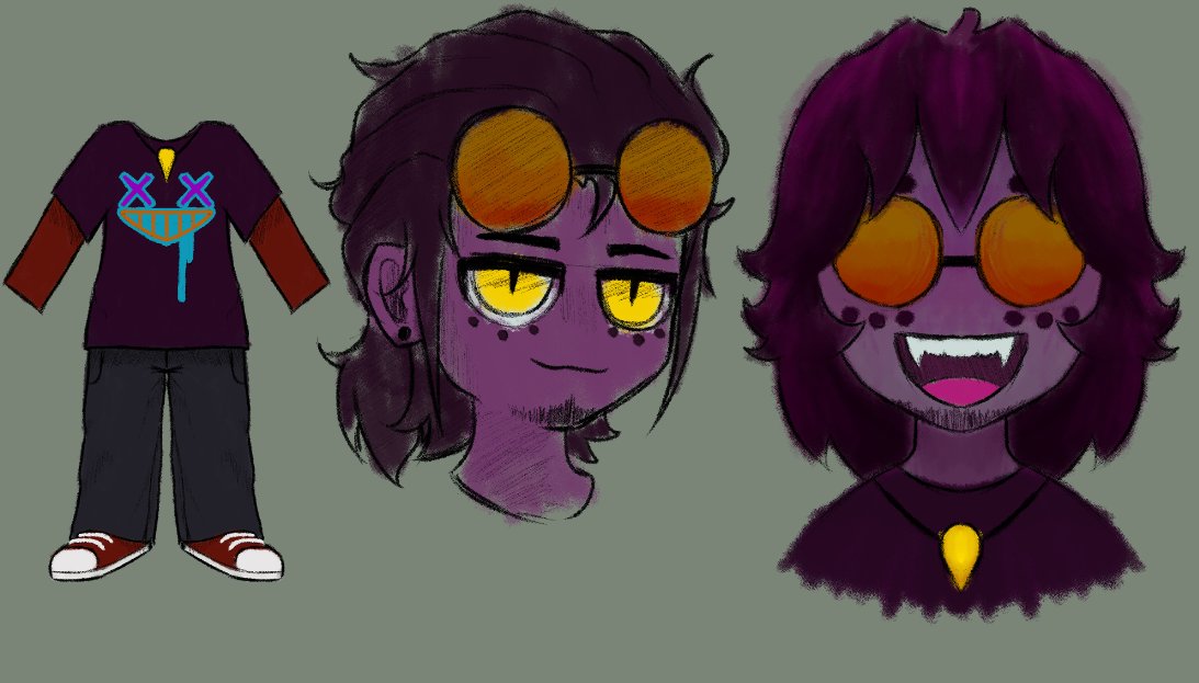 MythPleb's tweet photo. testing out stuff to redesign my oc https://t.co/mliLLZxnV4
