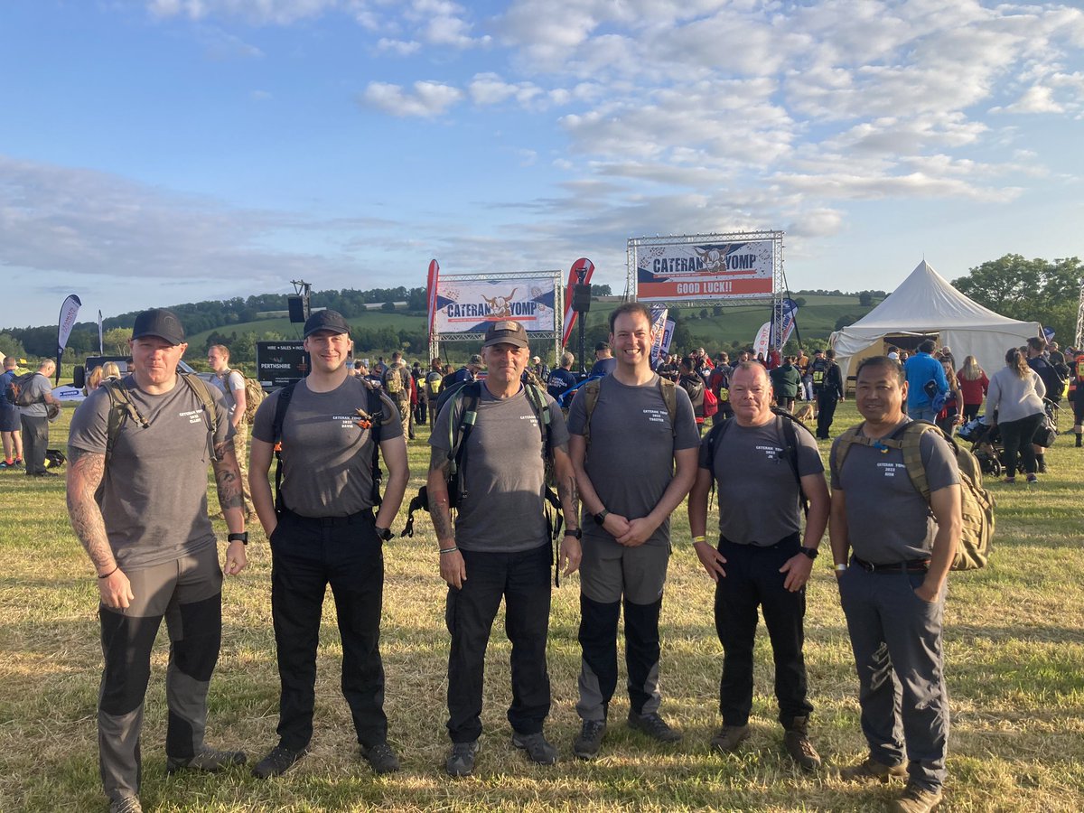 Good luck to team CTC taking part in #CateranYomp2023 in support of @Soldierscharity. 54 miles in under 24 hours- learn more about the team here events.soldierscharity.org/fundraisers/Ca…