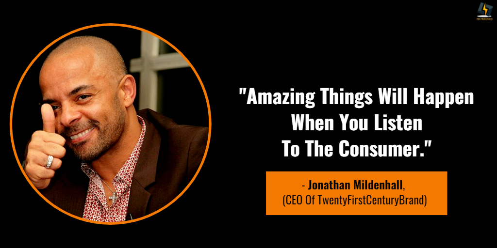 'Amazing things will happen when you listen to the consumer.' - Jonathan Mildenhall, CEO Of TwentyFirstCenturyBrand.
.
#Matrixonics #DigitalMarketing  #MarketingQuote #Ideas #Consumer #QuotesOfTheDay #QuoteToLiveBy #QuotesByJonathanMildenhall #MotivationalQuote #MarketingStories