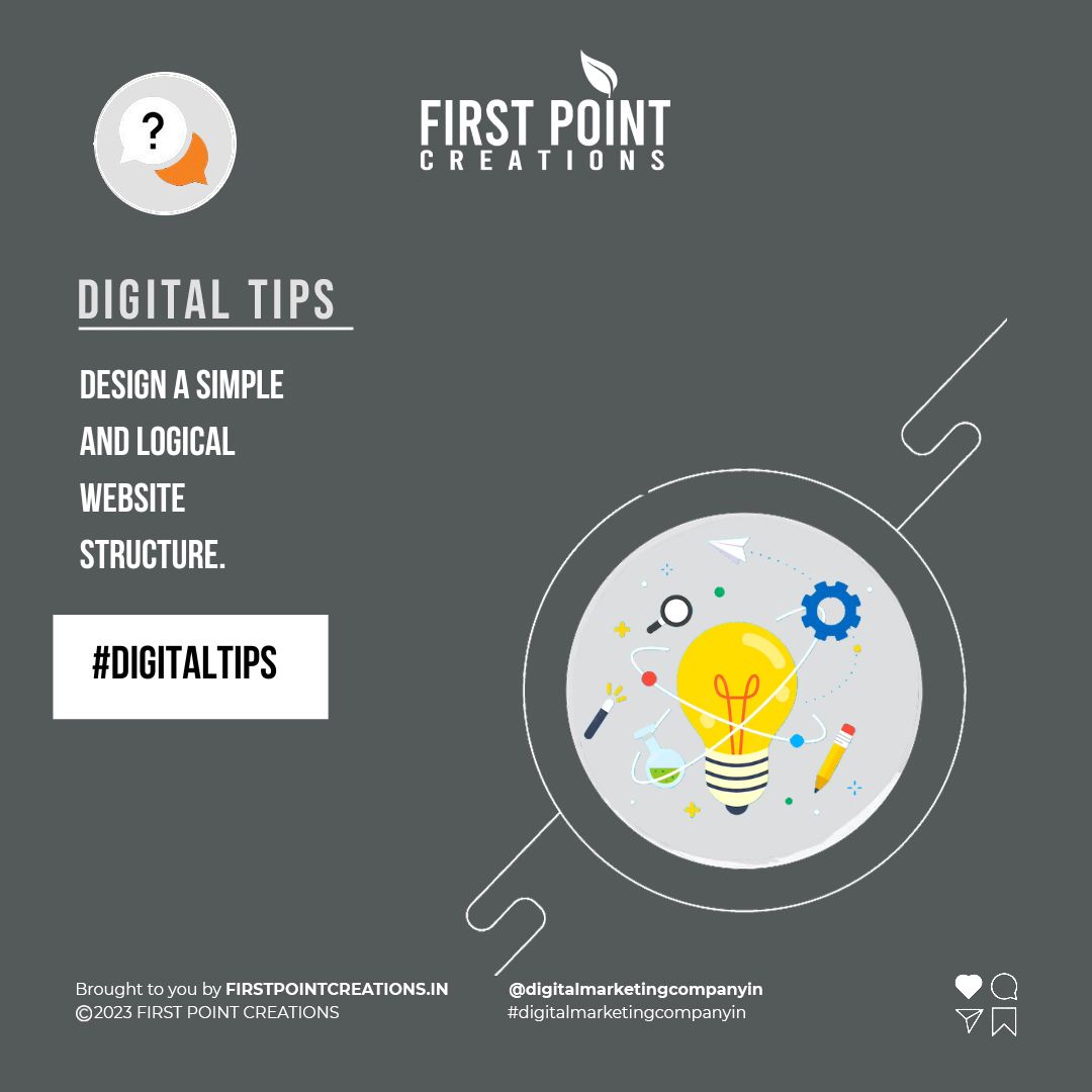 digitalmktgind's tweet image. Design a simple and logical website structure.
.
.
.
.
#digitaltips #digitaltrends #digitaltools #fact #facts #factsonly #factsonly💯 #didyouknow #dailyfacts #factsdaily #didyouknow #didyouknowthat #didyouknowfacts #didyouknowseries #factsofdigitalmarketing #socialmediamarketing