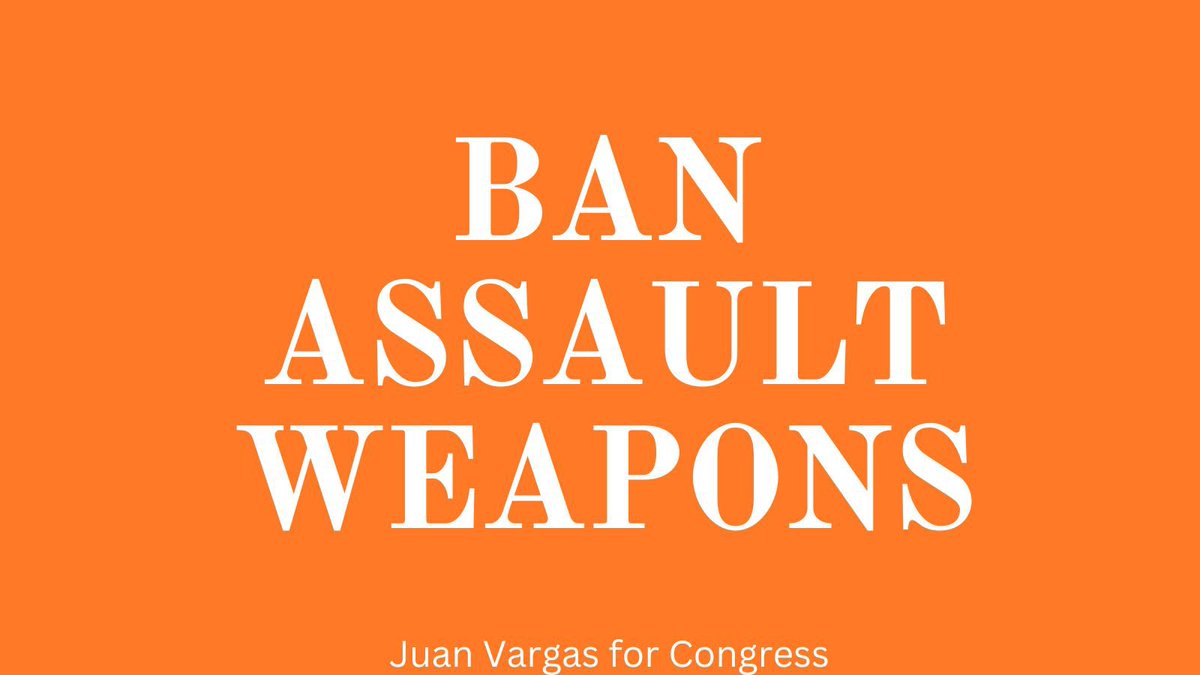 In 2004, Congress let the 1994 Assault Weapons Ban expire. Since then, mass shootings have sharply increased in our country.

We need to ban these weapons again. #GunViolenceAwareness