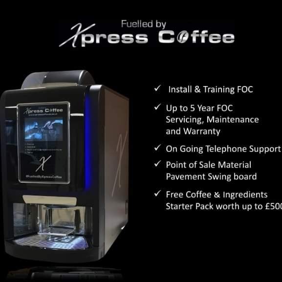 Two weeks in the office now after a crazy few months 🏁☕

Get in touch to discover all our vending options and make sure your business and customers are #FuelledByXpressCoffee

Contact chris@xpresscc.co.uk and Tristanjames@xpresscc.co.uk for #SnacksToGo and #FreshCoffee