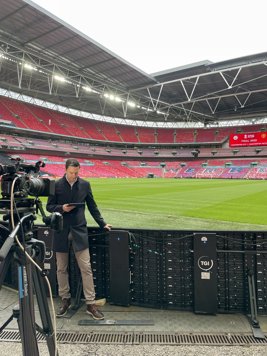 ⚽️ Good morning from Wembley! ⚽️ Absolute privilege to be among the first of 90,000 here for the Cup Final 🏆 🎥 Join @hughferris for the build-up on @BBCBreakfast