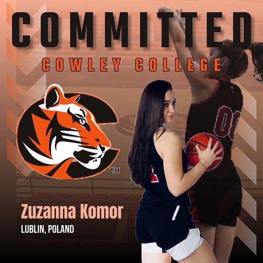 I proudly announce that I will be continuing my basketball career at Cowley college !🖤🧡 #tigers