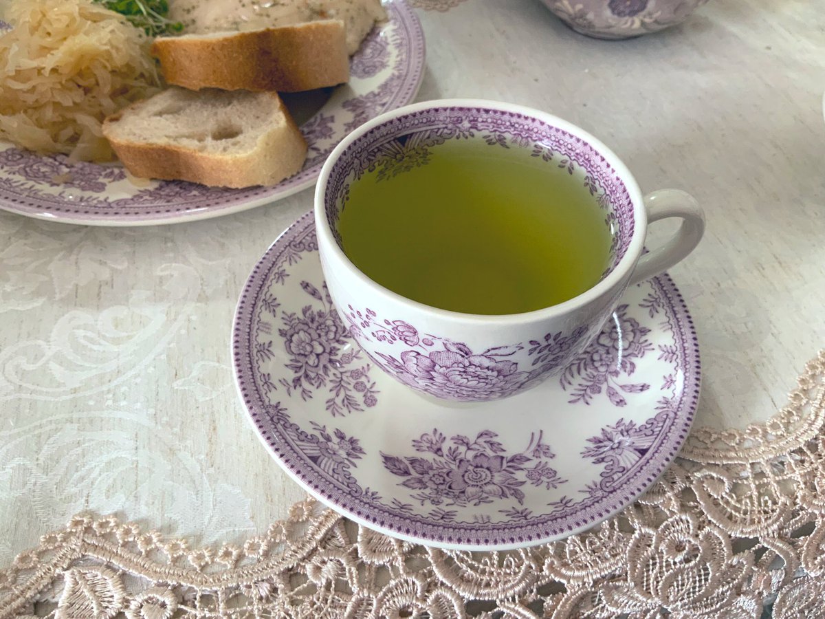 お昼のお茶はまたまた緑茶でした🍵

#茶好連