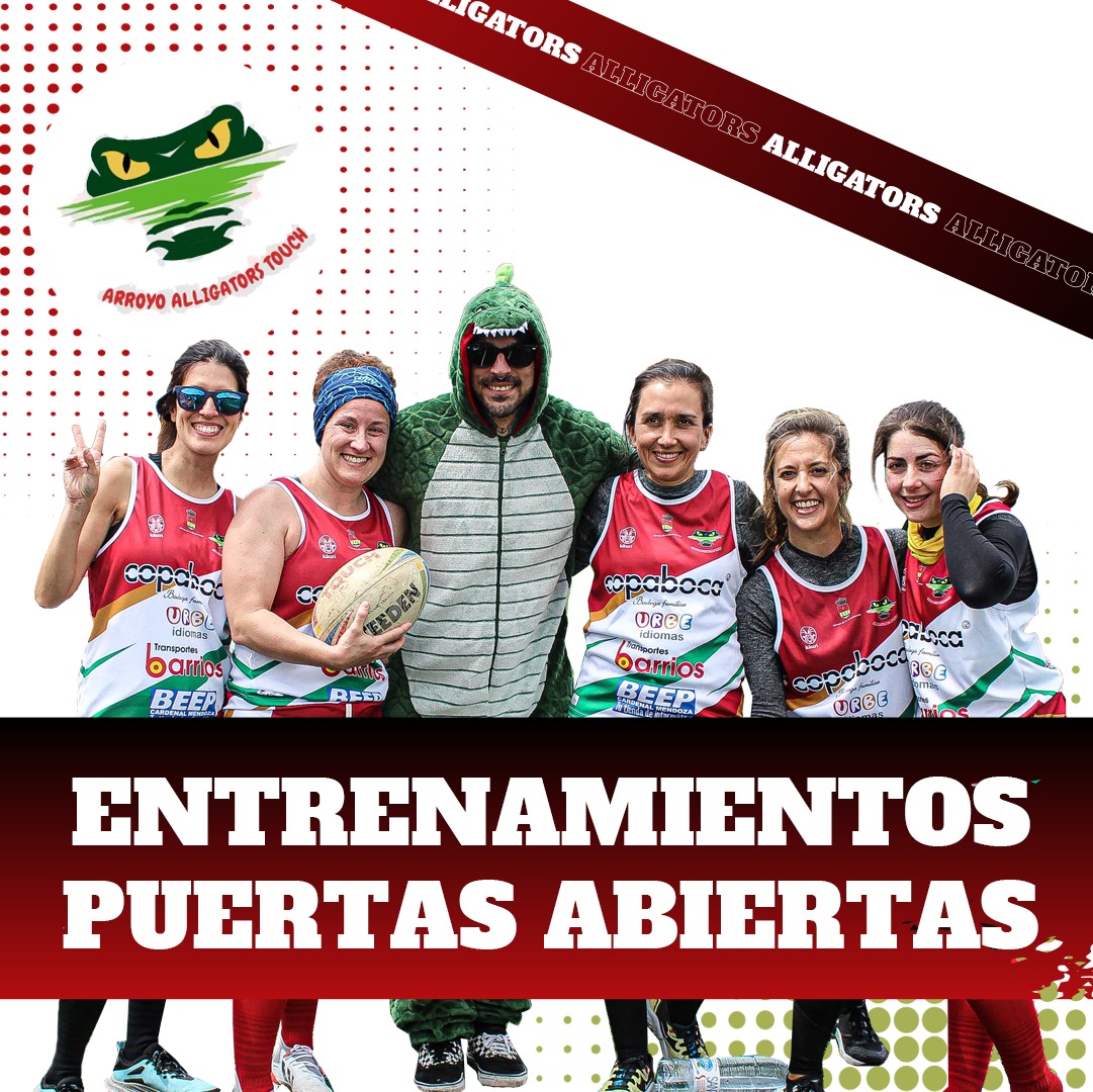 💣BOMBAZO💣
Todos los miércoles de junio entrenamientos puertas abiertas.
Ven con tus amigas, familia, compañeras del trabajo, pareja o con el vecino del 5º.
¡Si lo pruebas, repites!
✉️ Arroyoalligatorstouch@gmail.com
📱WhatsApp: +44 7701 006 098
Instagram @arroyo_alligatorstouch