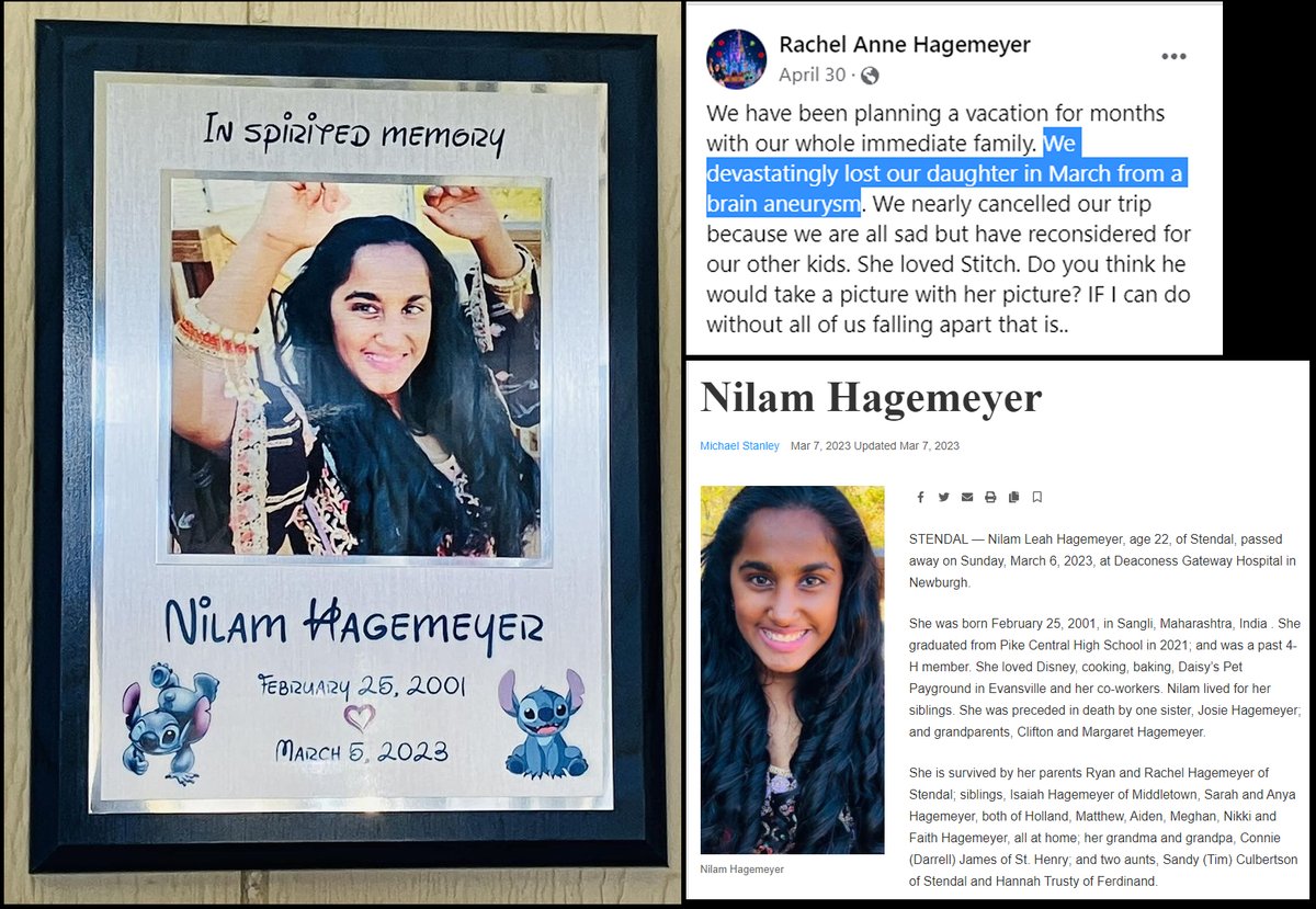 Stendal, IN - 22 year old Nilam Hagemeyer died suddenly on March 6, 2023 from a brain aneurysm.

Since COVID-19 mRNA vaccines were rolled out, sudden deaths from ruptured aneurysms have skyrocketed.

Spike protein severely damages blood vessels.

#DiedSuddenly #cdnpoli #ableg