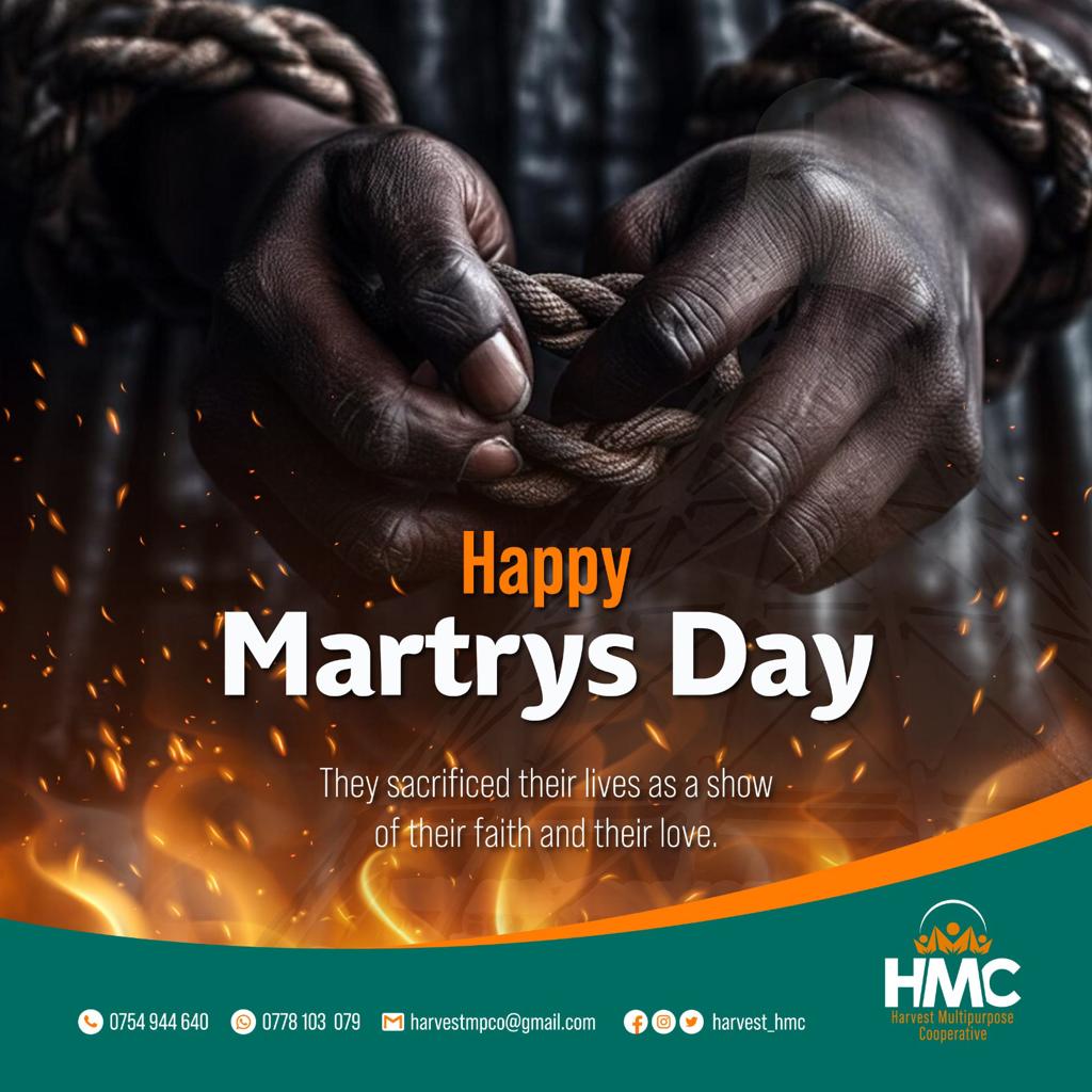 On this day, we remember a great sacrifice of faith! 

Happy #MartyrsDay 

#HMC #InvestmentClub