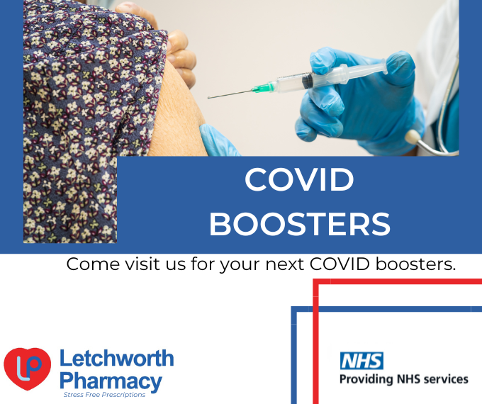 We have restarted our COVID Jab Service. Book via the NHS website or visit us for more information.

#COVID #Vaccines #LocalPharmacy #Boosters