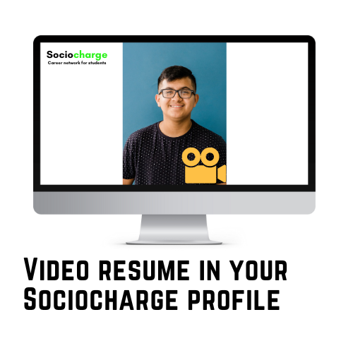 sociocharged's tweet photo. Tips to create and add video resume https://t.co/FND1Dnu8zk 
#students #jobs #hiring #resume #placements #skills #competencies https://t.co/wSaO1aqegZ
