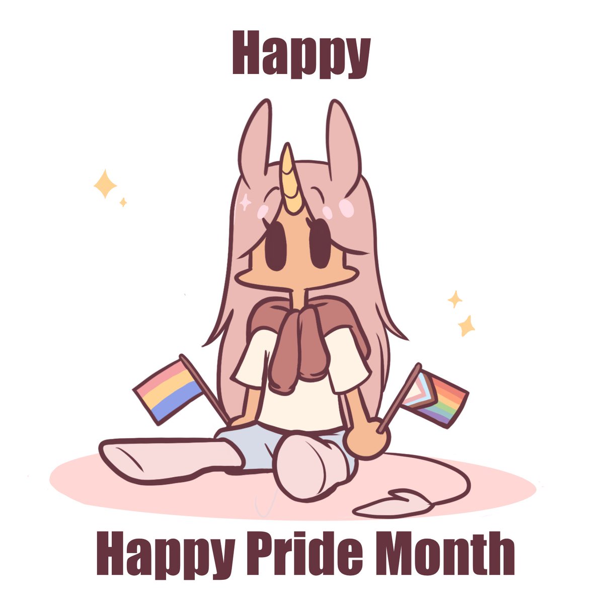 PastaFlurry's tweet photo. I rarely post on Twitter but, I would like to say Happy Pride month to all of you silly goobers out there!💃 https://t.co/25NYdxgJqP