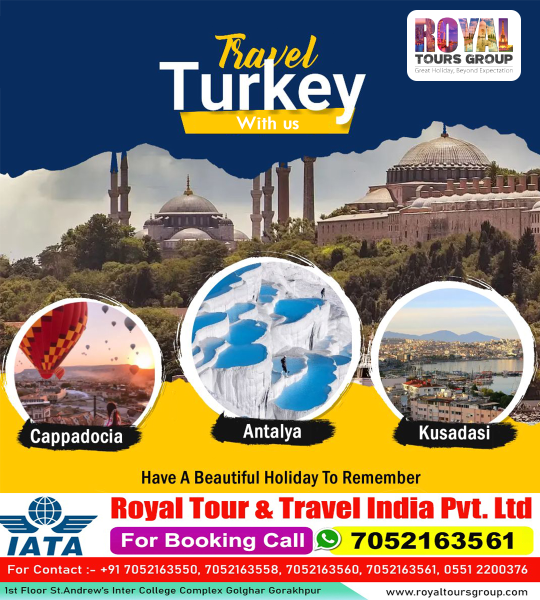 For Booking Call :- 070521 63558
info@royaltoursgroup.com
-----------------------------------------
#travelagent #royalholidaysgorakhpur #Gorakhpur #turkeytravel #travel #everyone #airticket #flight #agency #taxi #holiday #holidaypackages #travel #turkey2023 #turkey